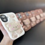 قاب عروسکی خرسی فول سیلیکون با پاپ سوکت - Image 8