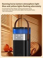 فن هیتر و دستگاه بخور سرد طرح شومینه مدل HQN218-28QD - Image 3