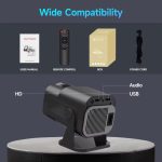 ویدیو پروژکتور با کیفیت پخش HD مدلHY320 MINI - Image 3