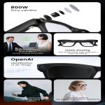 عینک هوشمند با قابلیت تغییر رنگ شیشه لنز مدل E02C - Image 7