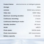 عینک هوشمند با قابلیت تغییر رنگ شیشه لنز مدل E02C - Image 18