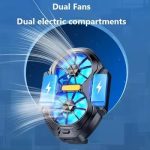 فن خنک‌کننده موبایل مدل FS01 (Dual Fan Gaming Cooler) - Image 11