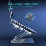 پایه فلزی لپتاپ +فن خنک کننده مدل D21 - Image 8