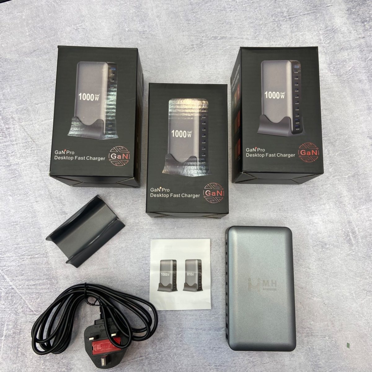 شارژر رومیزی 140 وات 10 پورت مدل MH_1000W - Image 12