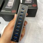 شارژر رومیزی 140 وات 10 پورت مدل MH_1000W - Image 2